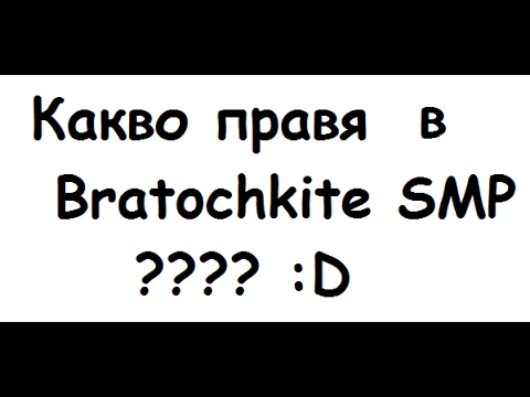 Какво правя в Bratochkite SMP ?