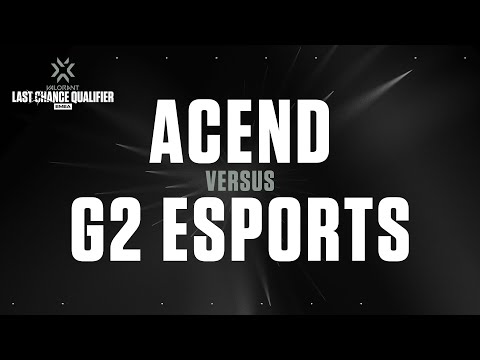 [ES] ACEND VS G2 ESPORTS - LCQ - LOWER ROUND 1 - Día 3 - Mapa 1
