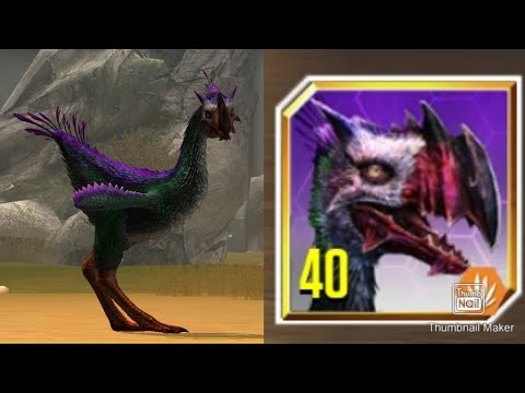CENOZOIC HYBRID TERROR BIRD ENTELORHACOS MAX LEVEL|| Jurassic World The Game|| Jurassic Gaming