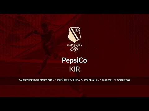 Skrót spotkania PepsiCo - KIR ( Legia Biznes Cup Jesień 2021 )