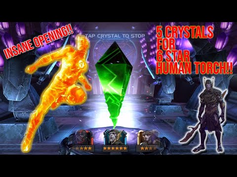 NOVA FLAME 6* HUMAN TORCH CRYSTALS - MARVEL CONTEST OF CHAMPIONS