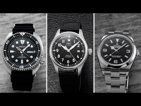 The Best Watches With Black Dials - 18 Watches Mentioned