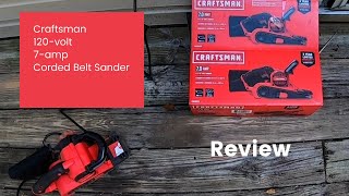Craftsman 120-Volt 7-Amp Corded Belt Sander Review