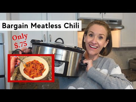 Meatless Chili Recipe | Only $.75 Per Serving | Healthy, Cheap & Easy Meals - JENNIFER "COOKS!"