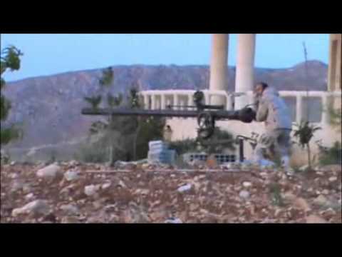 استهداف لواء رجال الله في القلمون بمدفع 106 مواقع قوات النظام داخل اللواء 67 في منطقة القلمون في ريف دمشق ضمن معركة فتح "المدائن"