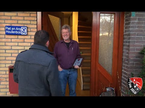60 jaar lid vv Con Zelo   Piet Houtenbos