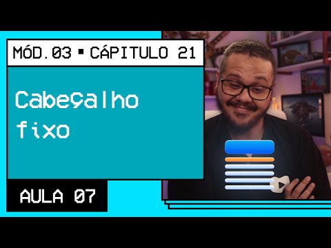 Cabeçalho fixo em tabelas grandes Curso em Vídeo HTML5 e CSS3