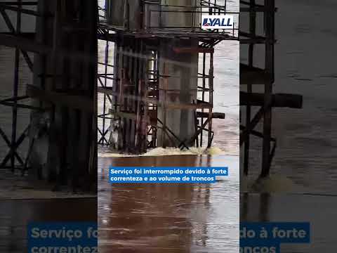 SÃO VALENTIM DO SUL - SANTA TEREZA | Elevação do Rio Taquari suspende travessia de balsa