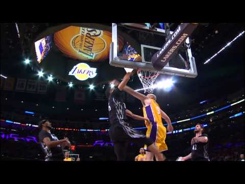 Chris Kaman's Block Leads to a Wesley Johnson Smash