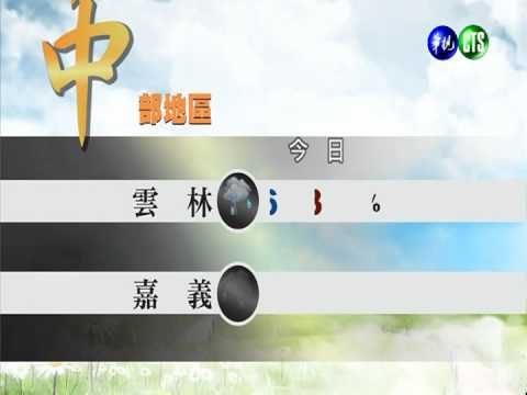 防午後雷陣雨 各地晴朗多雲