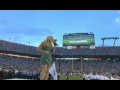 Fergie Singing The National Anthem Dolphins Vs Patriots