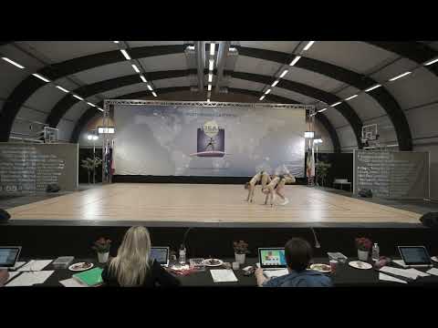 European Champions Crowned Sports Aerobics & Fitness Teams 2022 - Silver Medalist Youth Duo - CZ