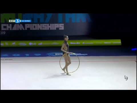 Vlada Nikolchenko Hoop Final European RG Championships Baku 2019