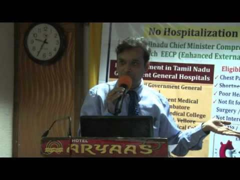 Dr S Ramasamy Lecture on EECP in Indian Medical Association (IMA) Tamilnadu