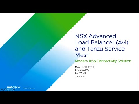 [VMware] LAUNCH : Connectivity and Security for Apps with NSX ALB and Tanzu Service Mesh.