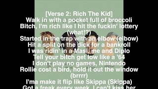 Diplo - Bankroll ft. Rich The Kid, Rich Chigga, Young Thug (Lyrics)