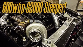 600whp turbo Honda S2000 sleeper vs cammed c6