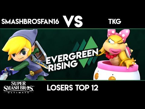 Evergreen Rising #5 - SmashBrosFan16 vs IZ | Tra$h Koopa God - Ultimate Losers Top 12