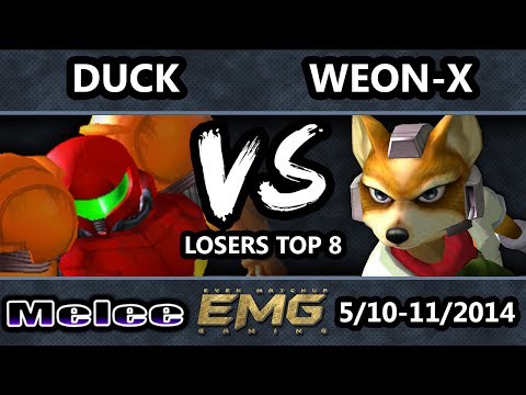 GOML - Duck (Samus) Vs. EMG | Weon-X (Fox) SSBM Losers Side - Smash Melee