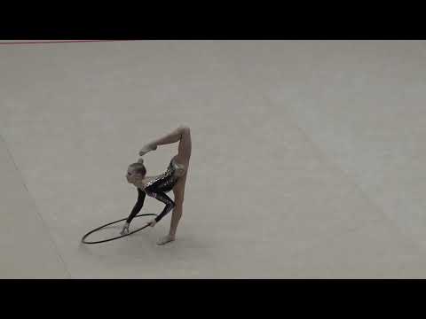 Evelīna Ivanova hoop LR Kauss mākslas vingrošanā 2019 Jelagava