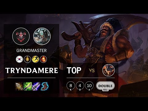 Tryndamere Top vs Rumble - KR Grandmaster Patch 10.6