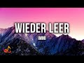 IMMI - WIEDER LEER [Lyrics]