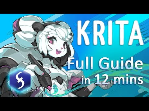 Krita - Tutorial for Beginners in 12 MINUTES! [ FULL GUIDE ]