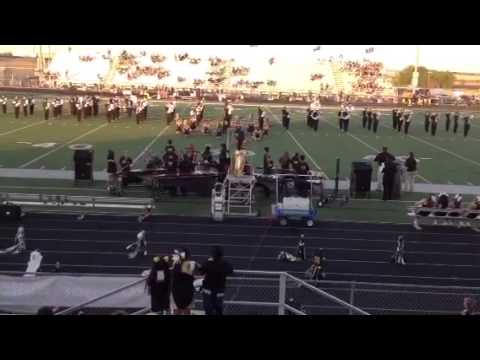 2015-9-18 MHS Flames perform Pom routine