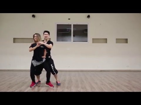 Marcelo Eidy and Jessica Santh - training