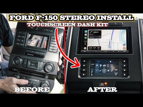 Ford F-150 Car Stereo Installation - Metra 99-5834CH and Sony XAV-AX5000