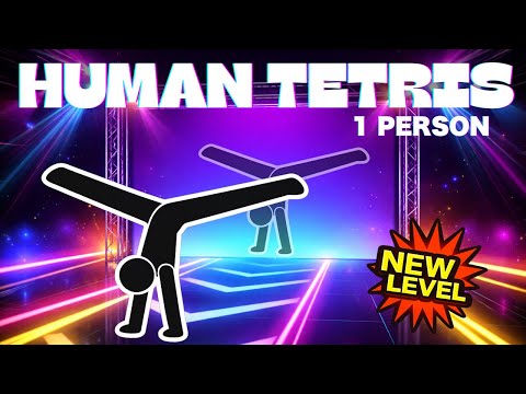🔥HUMAN TETRIS 🔥 Immersive Interactive Warm Up #3 | CO-OP
