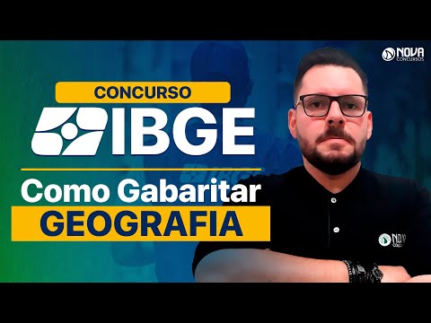 Concurso IBGE 2025: Como Estudar Geografia do Zero