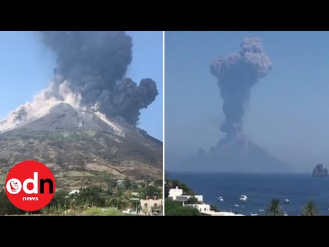 Spectacular Explosion as Stromboli Volcano Erupts Again in Italy