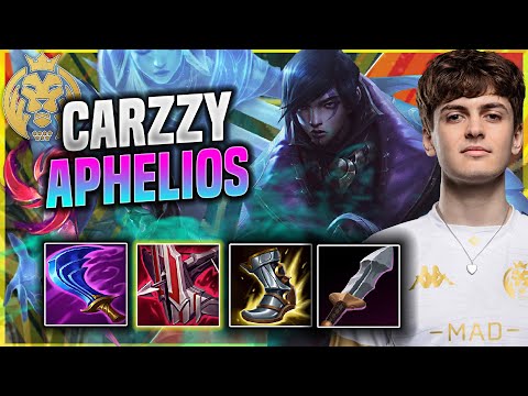 CARZZY IS INSANE WITH APHELIOS! - MAD Carzzy Plays Aphelios ADC vs Tristana! | Patch 11.16