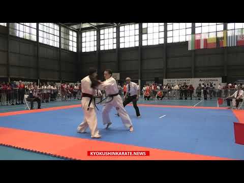 35th IKO EC, 1/2 -55kg, Weronika Krzywnicka (Poland) - Inna Velixar (Moldova, aka)