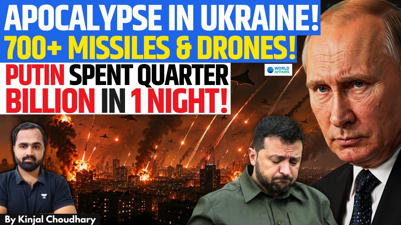 Apocalypse In Ukraine! Putin Launches 700+ Missiles & Drones! Russia Burns $250M In a Night | Kinjal