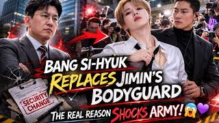 Download lagu Bang Si-hyuk Suddenly Replaces Jimin’s Long-Time Bodyguard — The Real Reason Shocks ARMY 😱💜 mp3