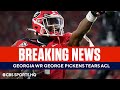 Georgia WR George Pickens Suffers Torn ACL | CBS Sports HQ