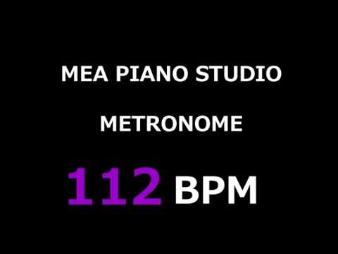 MEA Piano Studio Web Metronome 112 bpm