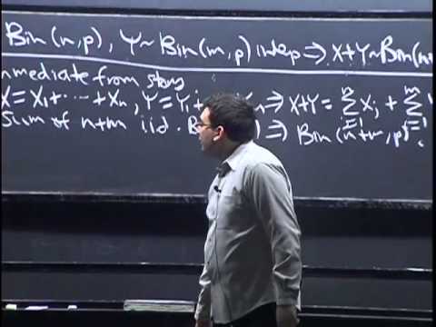 Lecture 8: Random Variables and Their Distributions | Statistics 110