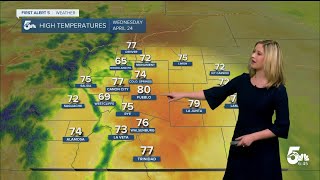 Lovely Spring weather in southern Colorado on Wednesday