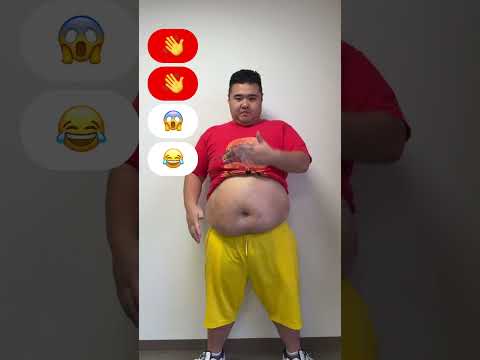 【TikTok100万再生】120Kgデブのピコンピコンするリアクション