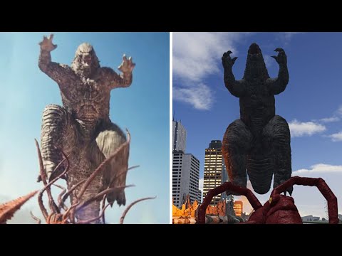 GODZILLA VS SCYLLA *melhor cena derrota* Godzilla x Kong vs Kaiju Arisen Roblox - REFERENCES 2
