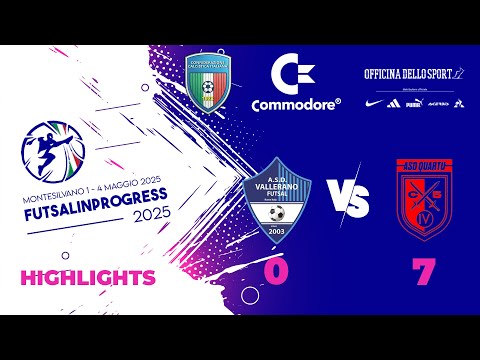 [HL] Futsal In Progress 25 - UNDER 13 GIRONE B: VALLERANO FUTSAL vs QUARTU (B)