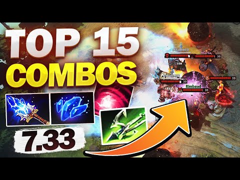 TOP 15 BEST COMBOS ON NEW 7.33 PATCH