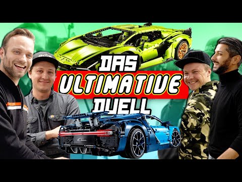 Bugatti Chiron vs Lamborghini Sian - Das LEGO Technic Duell mit Subi Selim & Marius | Philipp Kaess|