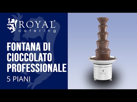 Fontana di cioccolato professionale - 5 piani - 6 kg