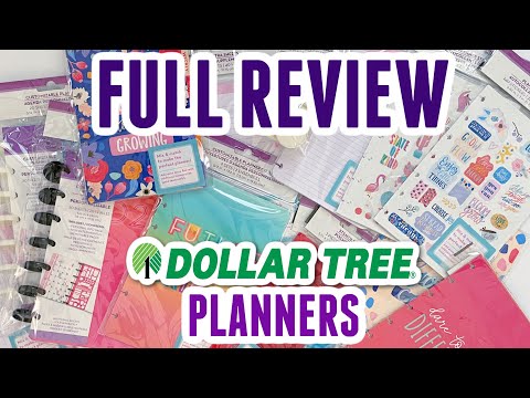 Dollar Tree Happy Planner Dupe 2022 - FULL Review