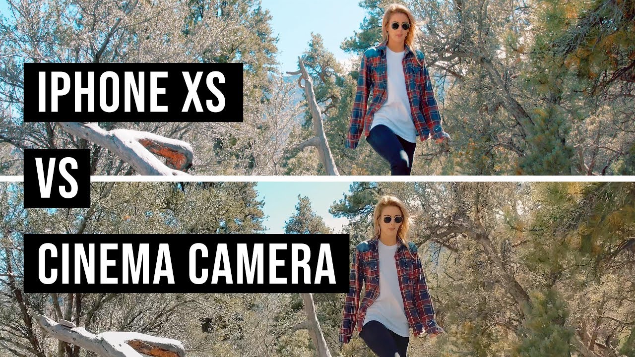 iPhone XS vs CINEMA Camera - Can you spot the DIFFERENCE?