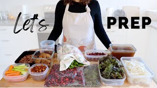 Preparing for the Week Ahead! Simple, VEGAN Meal Prep to Jumpstart your Week!